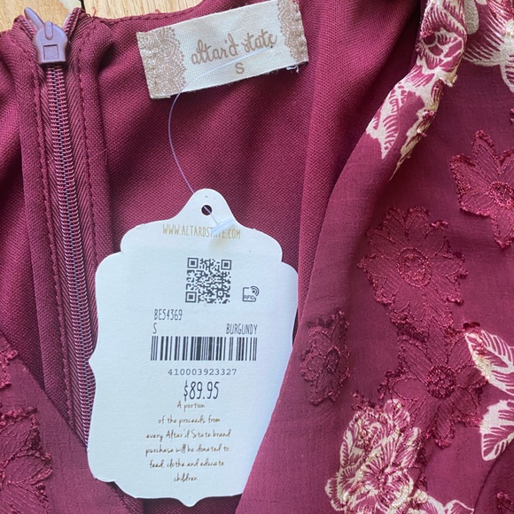 Tiered Long Sleeve Mini Dress - Picture 2 of 3